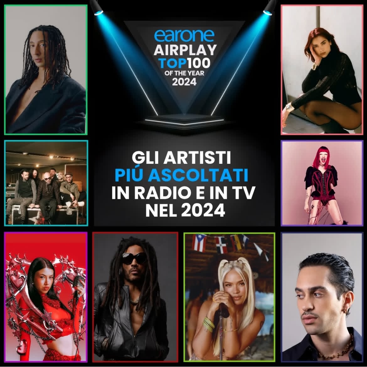 Musica. Report EarOne: nel 2024 The Kolors, Dua Lipa e Negramaro ...